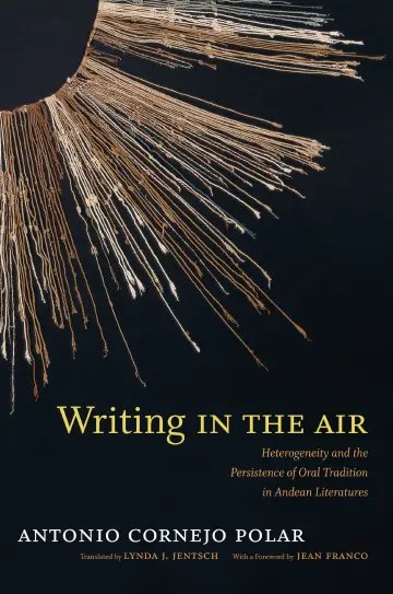 Cover of Writing in the Air