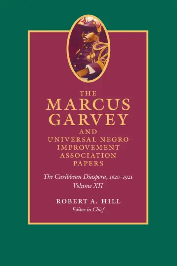 Cover of The Marcus Garvey and Universal Negro Improvement Association Papers, Volume XII