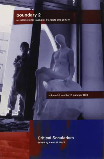 Cover of Critical Secularism