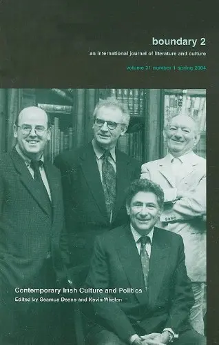 Cover of Contemporary Irish Culture and Politics