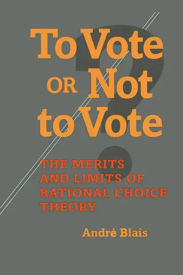 Cover of To Vote or Not to Vote