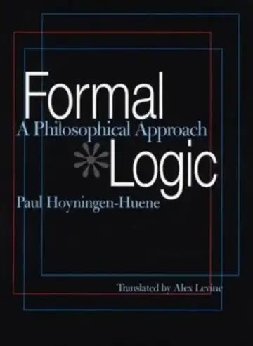 Cover of Formal Logic