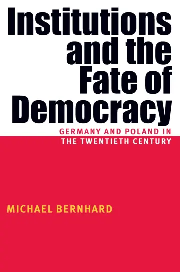 Cover of Institutions and the Fate of Democracy