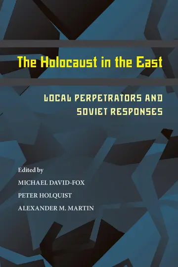 Cover of The Holocaust in the East