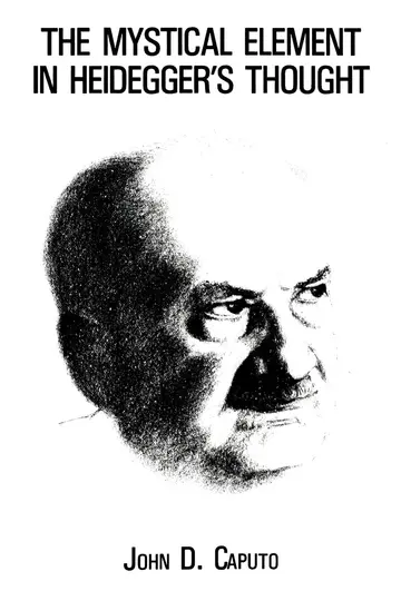 Cover of The Mystical Element in Heidegger's Thought