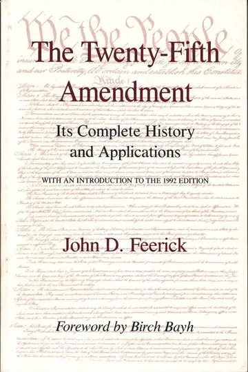 Cover of The Twenty-Fifth Amendment