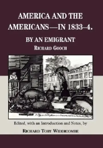Cover of America and the Americans- In 1833-1834