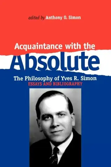 Cover of Acquaintance with the Absolute