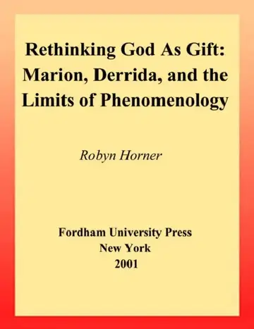 Cover of Rethinking God as Gift