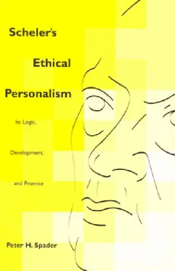 Cover of Scheler's Ethical Personalism