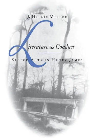 Cover of Literature as Conduct