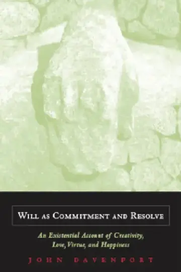 Cover of Will as Commitment and Resolve