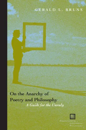 Cover of On the Anarchy of Poetry and Philosophy