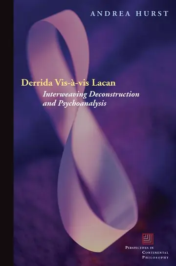 Cover of Derrida Vis-a-Vis Lacan