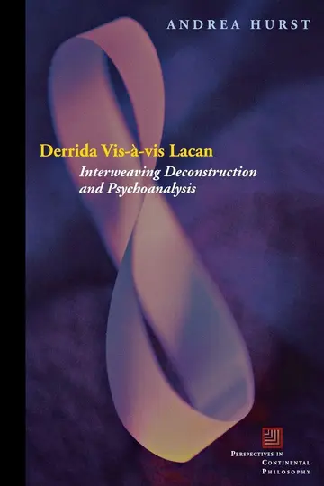 Cover of Derrida Vis-a-Vis Lacan