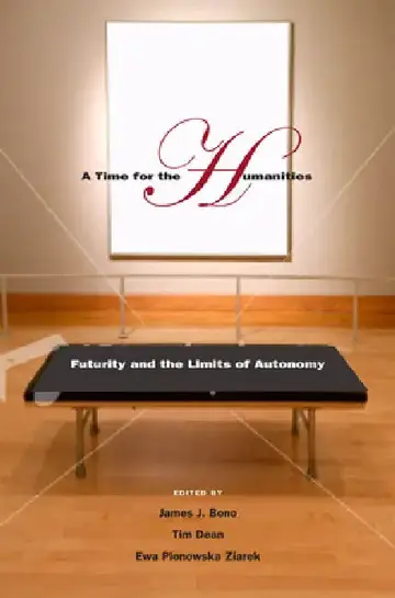 Cover of A Time for the Humanities