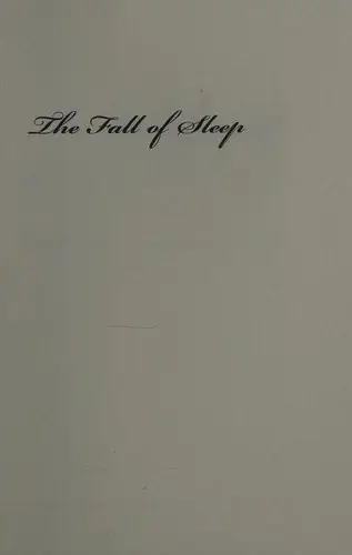 Cover of The Fall of Sleep