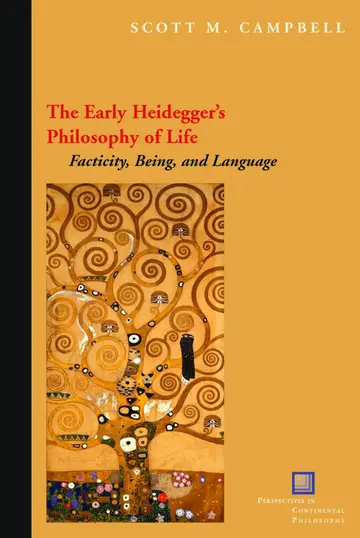 Cover of The Early Heidegger's Philosophy of Life