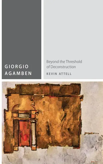 Cover of Giorgio Agamben