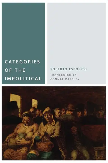 Cover of Categories of the Impolitical