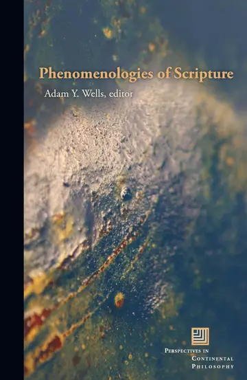Cover of Phenomenologies of Scripture