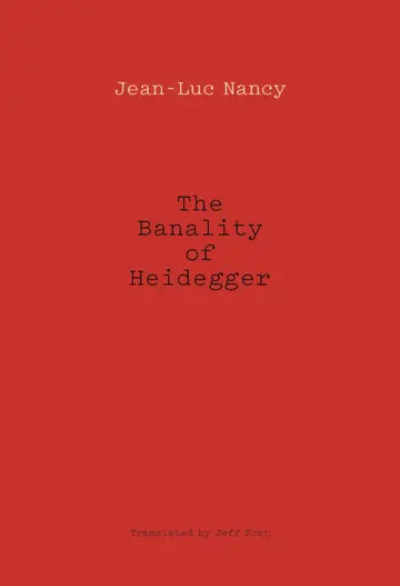 Cover of The Banality of Heidegger
