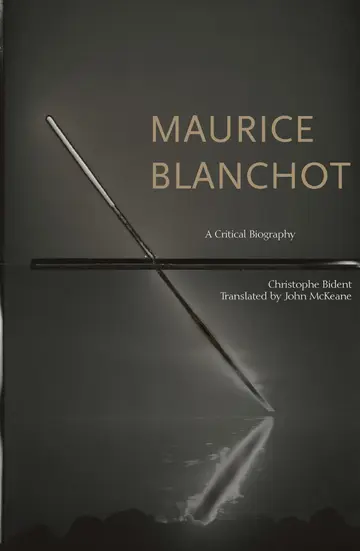 Cover of Maurice Blanchot