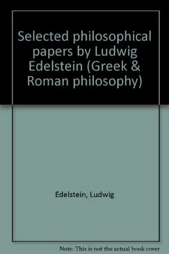 Cover of Selected Philosoph Papers