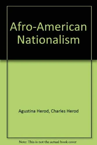 Cover of Afro-American Nationalism