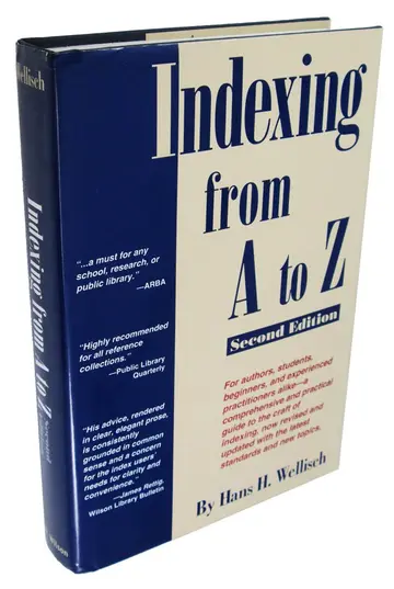 Cover of Indexing from A to Z