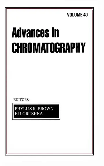 Cover of Advances in Chromatography (40)
