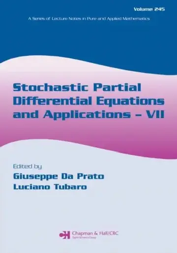 Cover of Stochastic Partial Differential Equations and Applications - VII