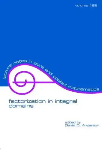 Cover of Factorization in Integral Domains