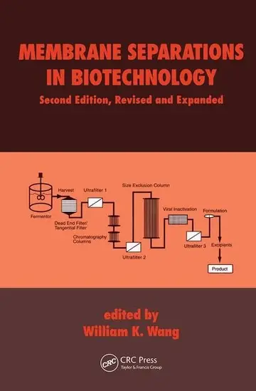 Cover of Membrane Separations in Biotechnology