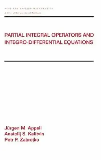Cover of Partial Integral Operators and Integro-Differential Equations