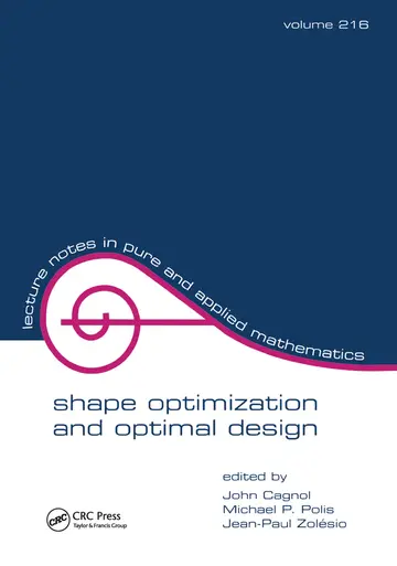 Cover of Shape Optimization and Optimal Design