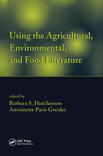 Cover of Using the Agricultural, Environmental, and Food Literature