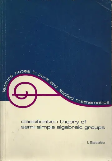 Cover of Classification of Semi-simple Algebraic Groups