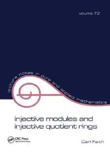 Cover of Injective Modules and Injective Quotient Rings