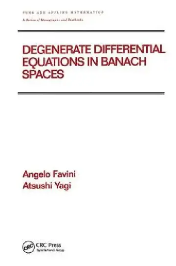 Cover of Degenerate Differential Equations in Banach Spaces
