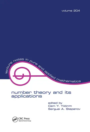 Cover of Number Theory and Its Applications, Vol-204