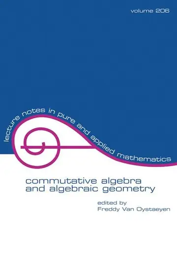 Cover of Commutative Algebra and Algebraic Geometry