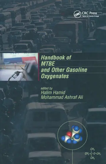Cover of Handbook of MTBE and Other Gasoline Oxygenates