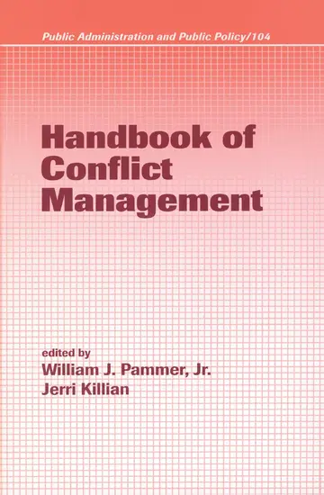 Cover of Handbook of Conflict Management