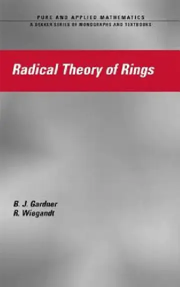 Cover of Radical Theory of Rings