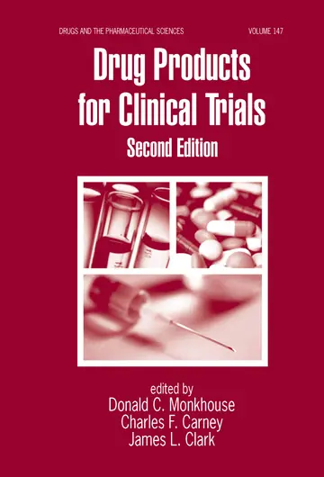 Cover of Drug Products for Clinical Trials