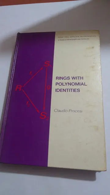 Cover of Rings with polynomial identities