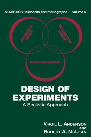 Cover of Design of Experiments