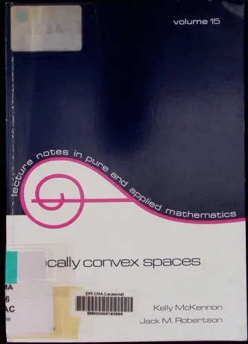 Cover of Locally Convex Spaces