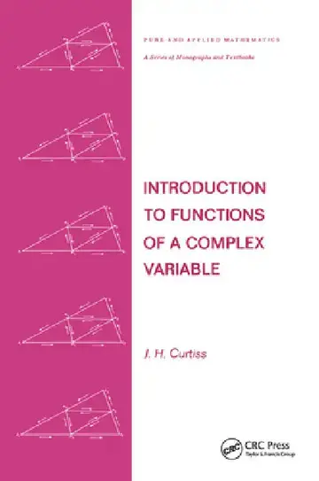 Cover of Introduction to Functions of a Complex Variable